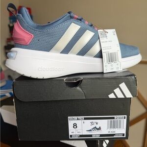 Adidas Blue and Pink Lite Sports wear Racer TR23 Sneakers New Women's size 8